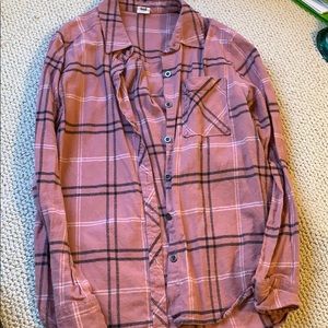 PacSun me to we pink flannel